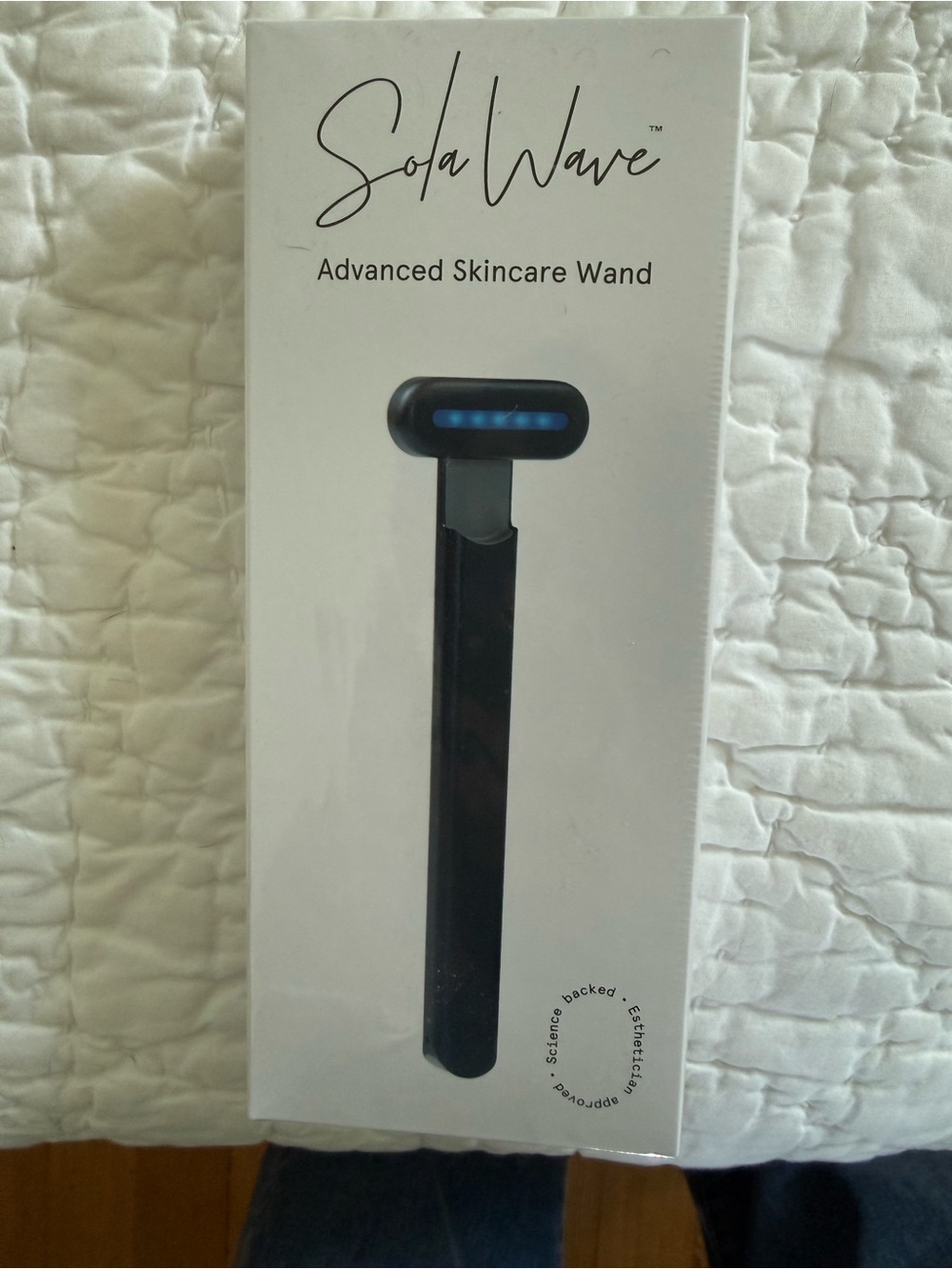 Sola Wave Advanced Skincare Blue Light Wand - Black